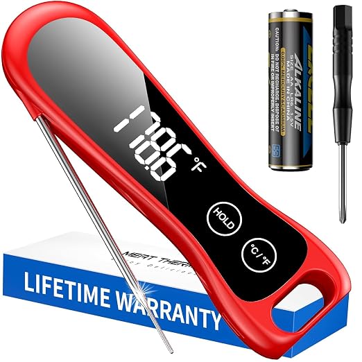 2026 Upgraded Meat Thermometer Digital-Instant Read Food Thermometer by Unknown