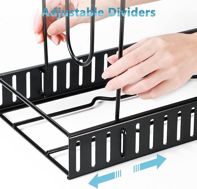 ORDORA Pots and Pans Organizer for Cabinet 16.61 Height, 8 Tier Pot Organizers - Image 7