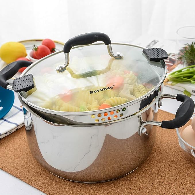 Rorence Stainless Steel Stock Pot - Image 6