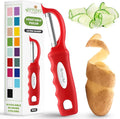 Spring Chef Premium Swivel Vegetable Peeler, Soft Grip Handle and Ultra Sharp by SpringChef