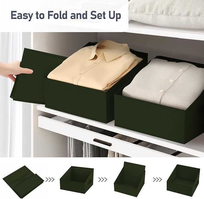 DIMJ Closet Storage Bins 6 Pack - Image 3