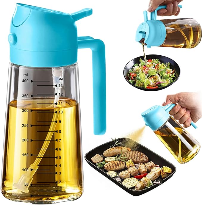 TrendPlain 16oz/470ml Glass Olive Oil Sprayer by TrendPlain