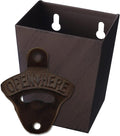 Rustic Cast Iron Beer Bottle Opener Wall Mounted by Wallmountedbottleopener