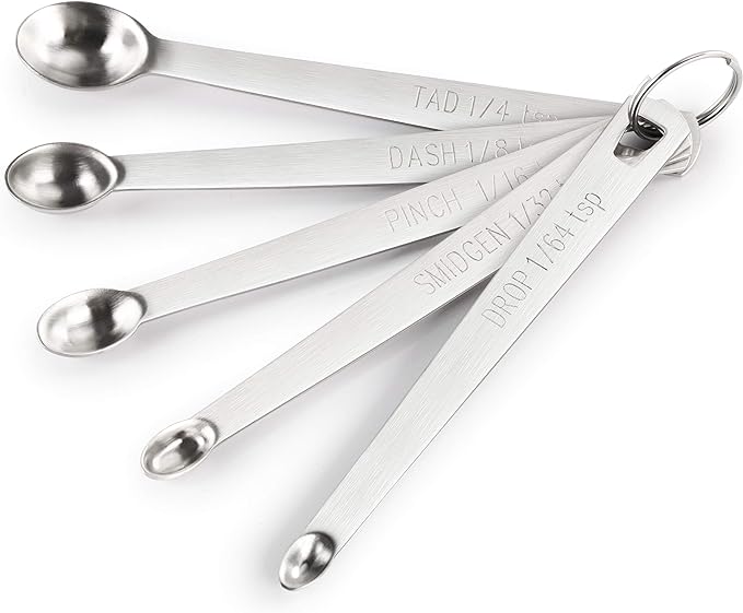 New Star Foodservice 42924 Stainless Steel Measuring Spoons Set by NewStarFoodservice