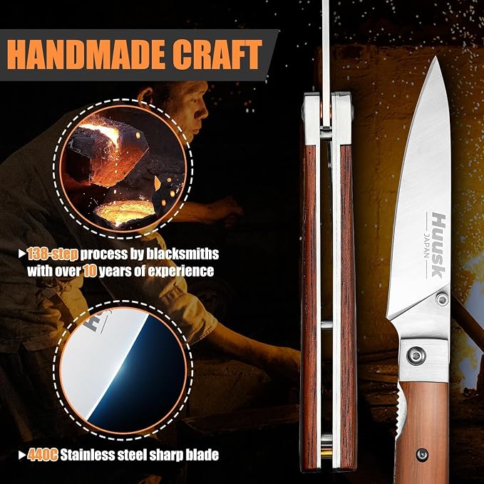 Huusk Japanese Folding Fruit Knife - Image 3