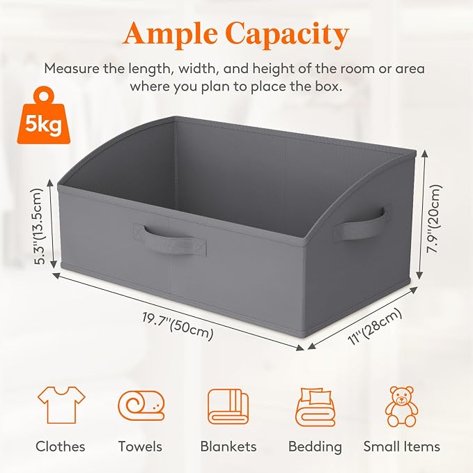 Lifewit Trapezoid Closet Storage Bins - Image 2