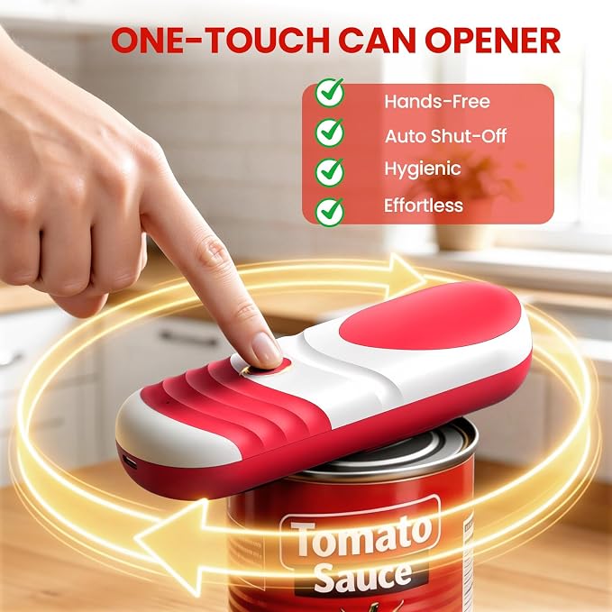 Electric Can Opener, Automatic Rechargeable Can Openers - Image 3