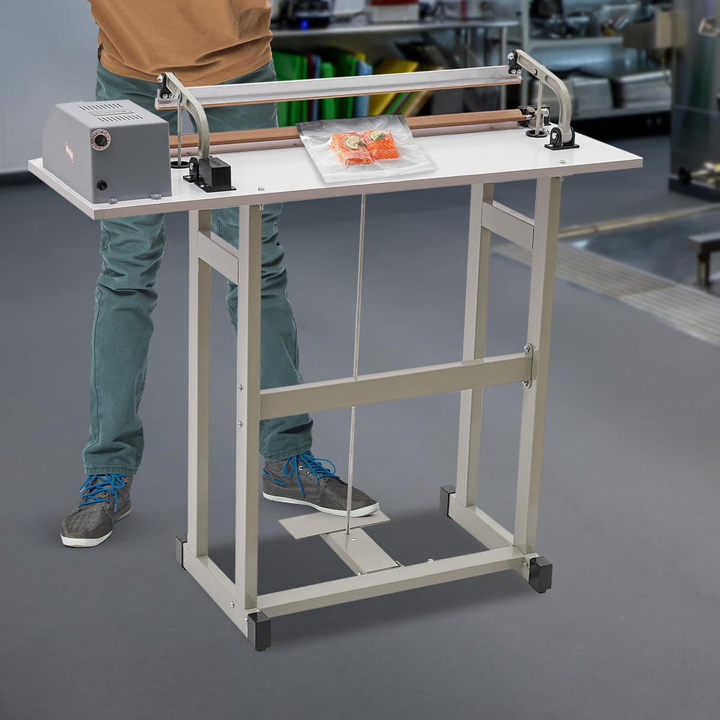 Foot Pedal Heat Sealing Machine, 110V 850W Portable Plastic Bag