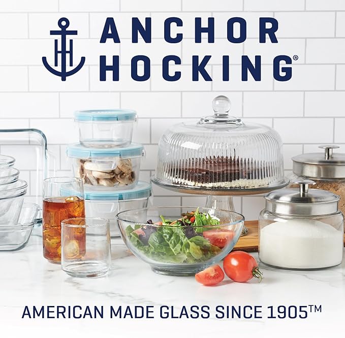 Anchor Hocking 4 Piece Glass Mixing Bowls Set – Durable, and Dishwasher Safe – - Image 6