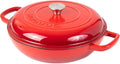 Shallow Cast Iron Casserole by Nuovva
