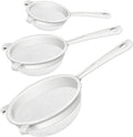 3 Pcs Plastic Nylon Mesh Strainer Colander by Skyley