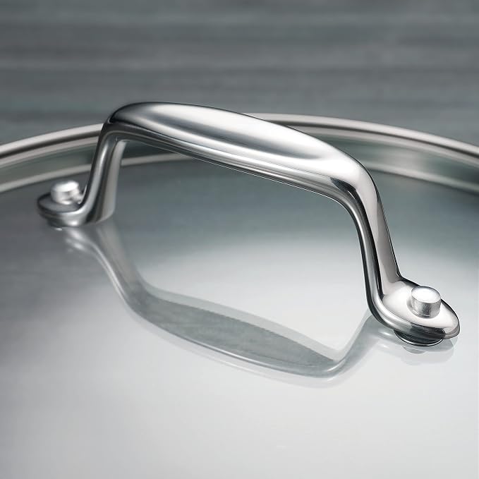 Tramontina Tri-Ply Clad Stainless Steel 6-Quart Braiser Pan - Image 5