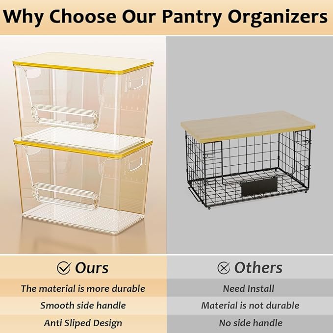 Delamu 2 Set Pantry Organizers and Storage, Trash Bag Dispenser - Image 6