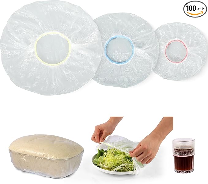 3rd Upgraded Plastic Bowl Covers, 3 Sizes Plastic Covers by Uponer