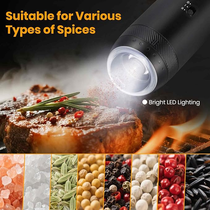 Gravity Electric Salt Grinder Set - Image 7