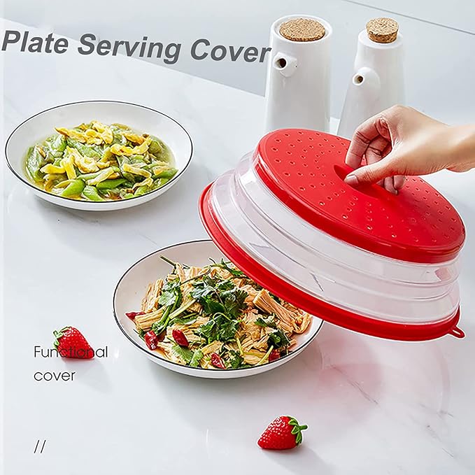 Microwave Cover For Food, Microwave Splatter Cover, Collapsible Microwave - Image 5
