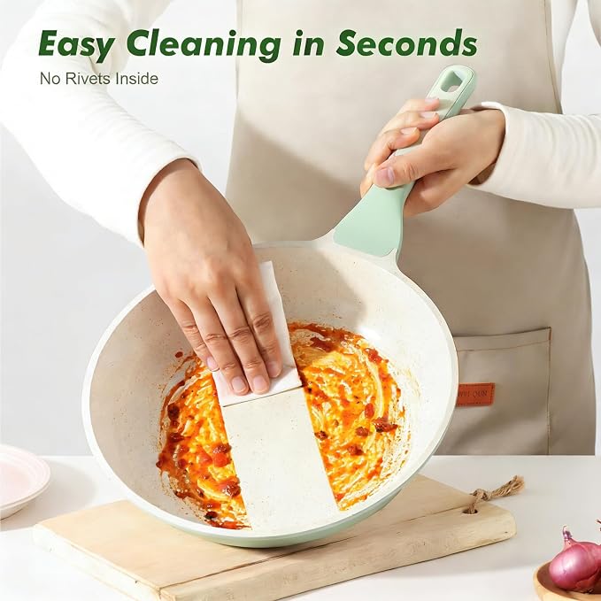SENSARTE Nonstick Ceramic Frying Pan Skillet, 8 Inch Omelet Pan, Healthy Non - Image 4