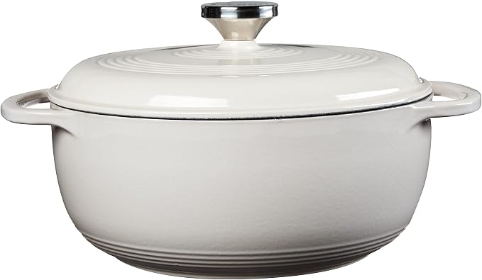 Lodge 4.5 Quart Enameled Cast Iron Dutch Oven - Image 2