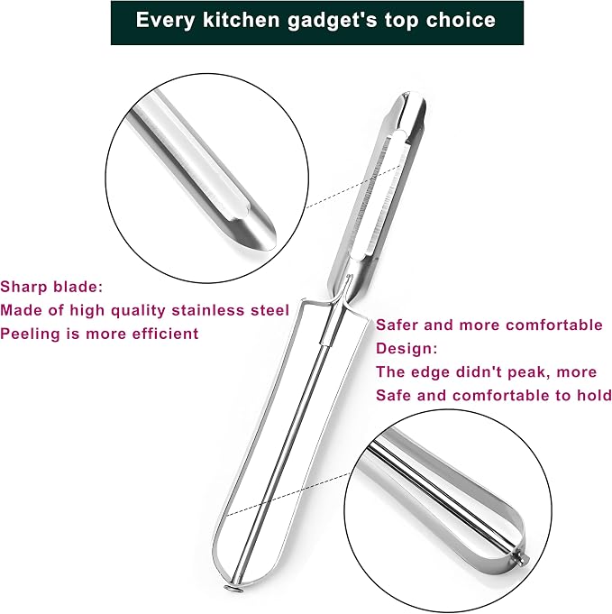 Potato Peelers for Kitchen, Just Like Mom's old steel Peeler - Image 5