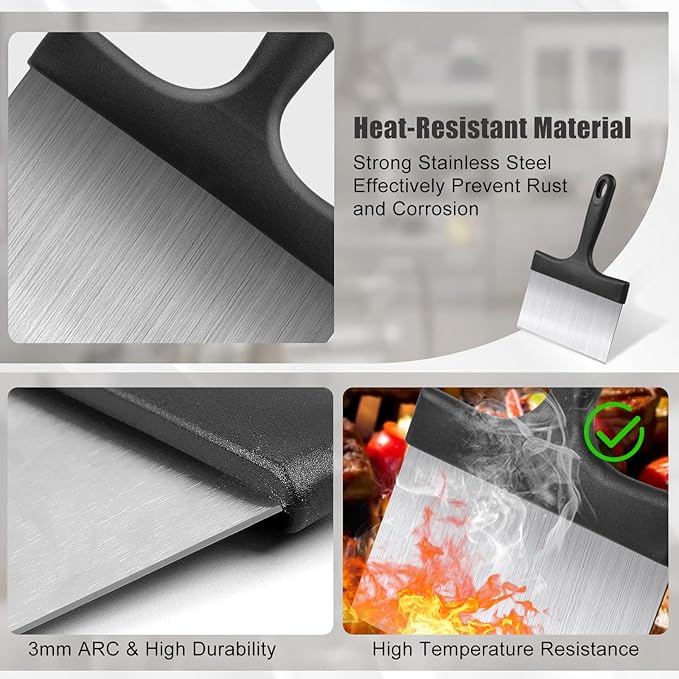 Grill Scraper, Griddle Scraper, Food Scraper - Image 5
