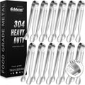 12 PCS Mini Serving Tongs, 6 Inch Small Sugar Tongs, Stainless steel Small by Eddeas