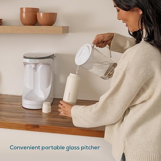 AquaTru Carafe Alkaline Countertop Water Purifier | Certified 4-Stage RO System - Image 5