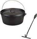 Stansport Pre-Seasoned Cast Iron Dutch Oven by Stansport