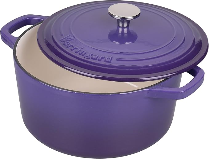 VORRINGARD Enameled Cast Iron Dutch Oven Pot - Image 4