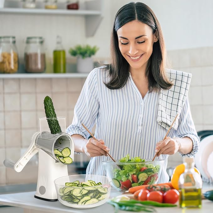 X Home 5-in-1 Rotary Cheese Grater - Image 7