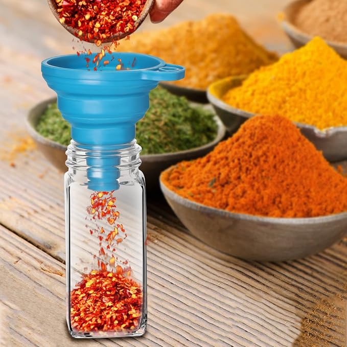 Saiveina 12 Pack Glass Spice Jars - Image 7