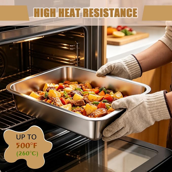 9.2QT Stainless Steel Lasagna Pan - Image 5
