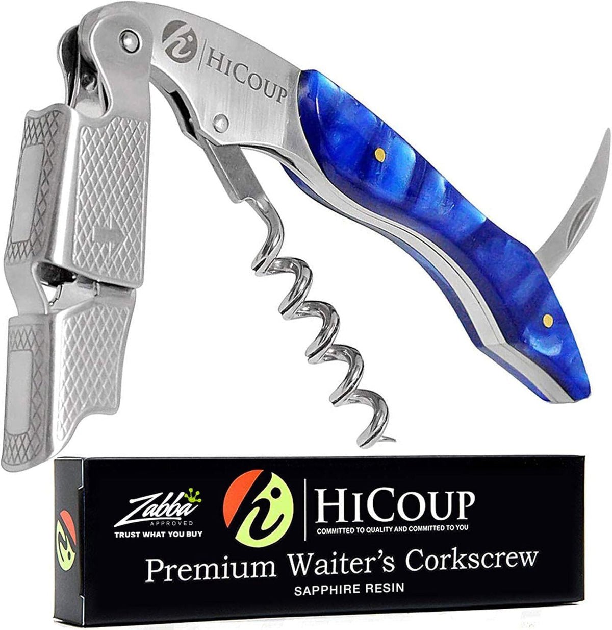 HiCoup Wine Opener - Professional Corkscrews for Wine Bottles w/Foil