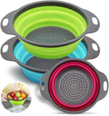 Silicone Collapsible Colander Sink Colander Collapsible Camping Versatile by Trendsettings