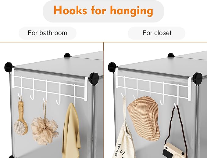 HOMIDEC Closet Organizer, 12-Cube Closet Organizers and Storage, Portable - Image 6