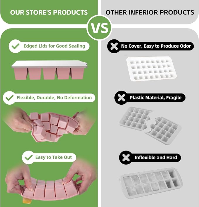 FANYITY Silicone Ice Cube Tray - Image 6