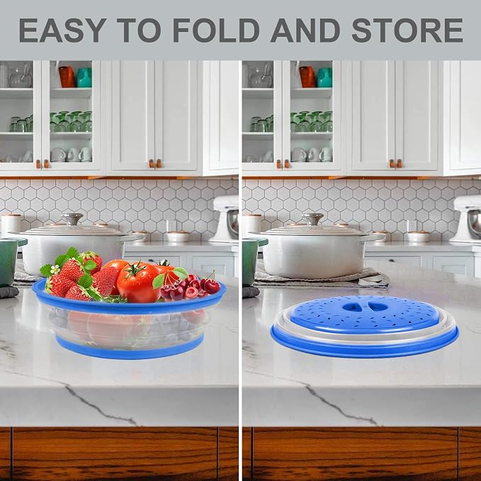 2 in 1, Aidacom Microwave Splatter Cover - Image 5