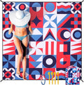 HIHOHO Beach Blanket Waterproof Sandproof Extra Large Beach Mat 79" X by HIHOHO