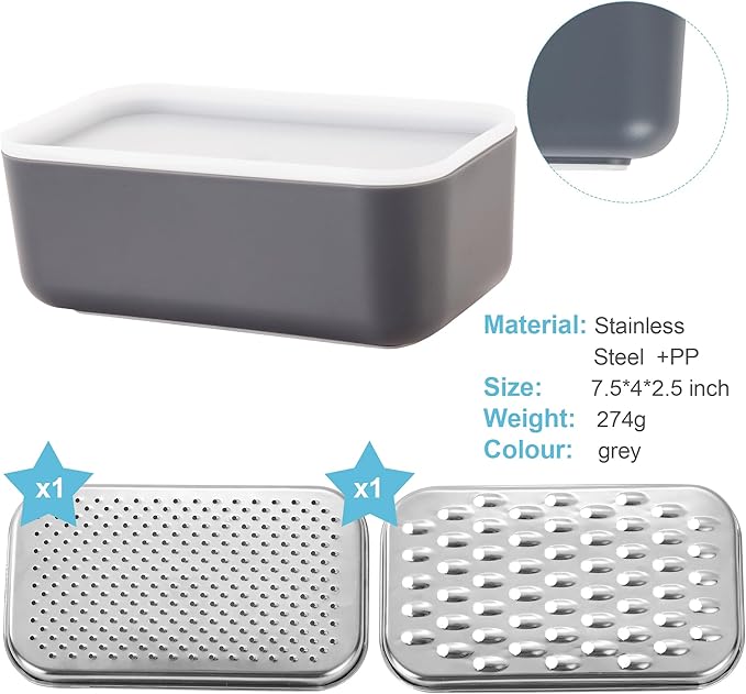 Cheese Grater with Container - Image 3