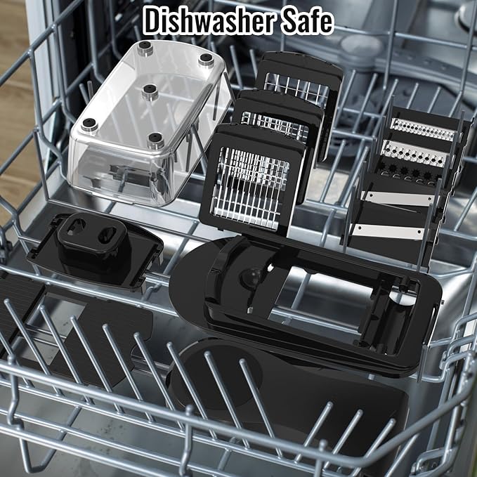 8 Blade All-in-1 Vegetable Chopper Mandoline Slicer - Image 8