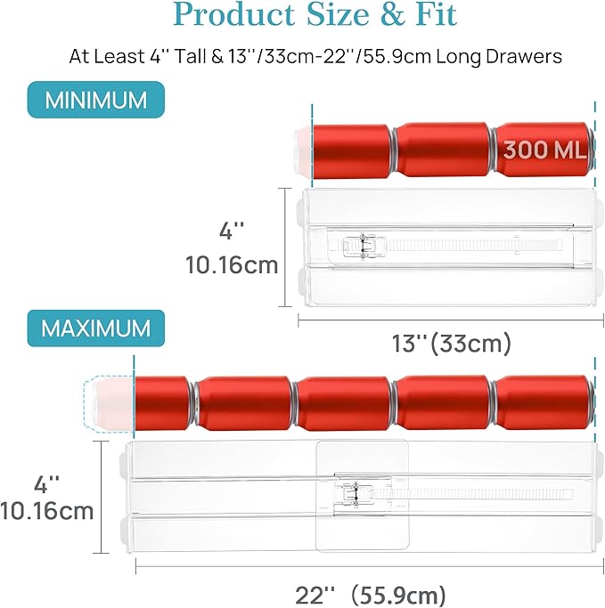 Vtopmart 8 Pack Drawer Dividers - Image 9