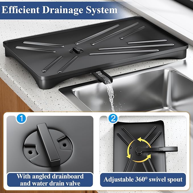 SNTD Dish Drying Rack for Kitchen Counter - Image 4