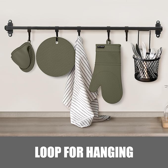Rorecay 6pcs Oven Mitts and Pot Holders Sets - Image 7