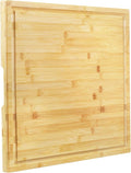 Utoplike Bamboo Cutting Board 20 x 20 inch, Large Wood Chopping Board by Utoplike