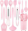 Kitchen Utensils Set-12 Pieces Silicone Cooking Utensils Set 392°F Heat by Pranski