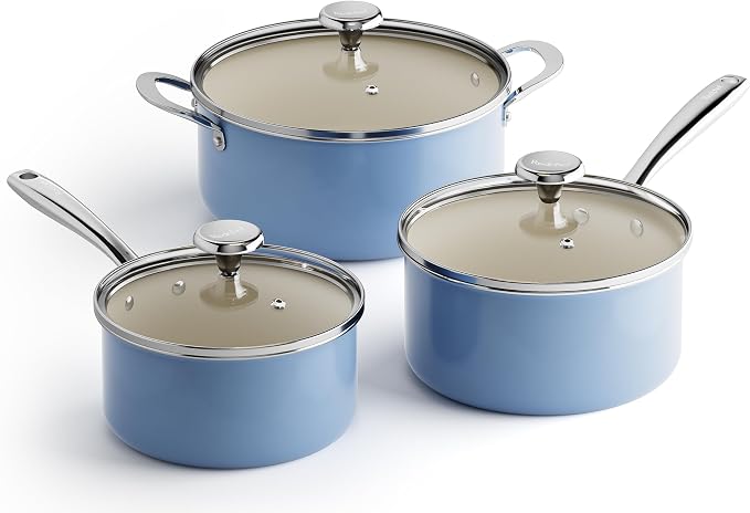 Redchef Non-stick Stock Pots Set 5QT, Sauce Pan by Redchef