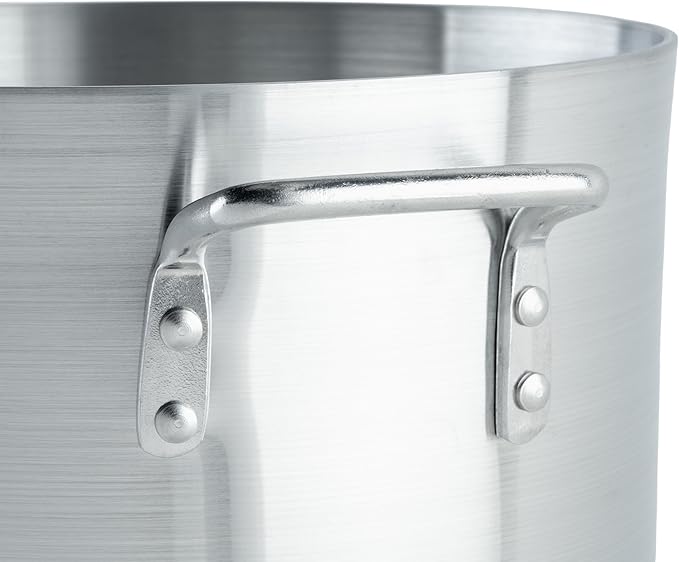 Winco Heavy-Duty Aluminum Stock Pot, 24 Quart - Image 3