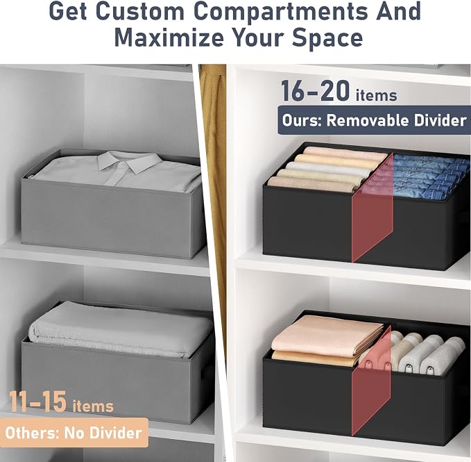 DIMJ Trapezoid Storage Bins for clothes - Image 4