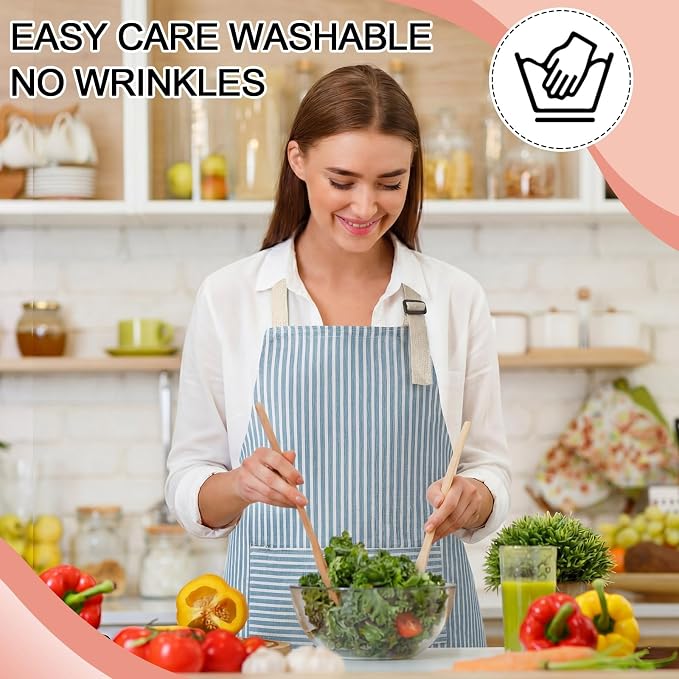 Janmercy 24 Pcs Aprons for Women Men - Image 5