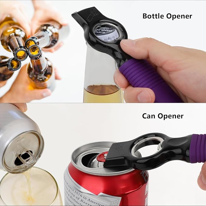 2-Pack Magnetic Beer Bottle Opener & Soda Can Opener, 2-in-1 Bottle Opener and - Image 3