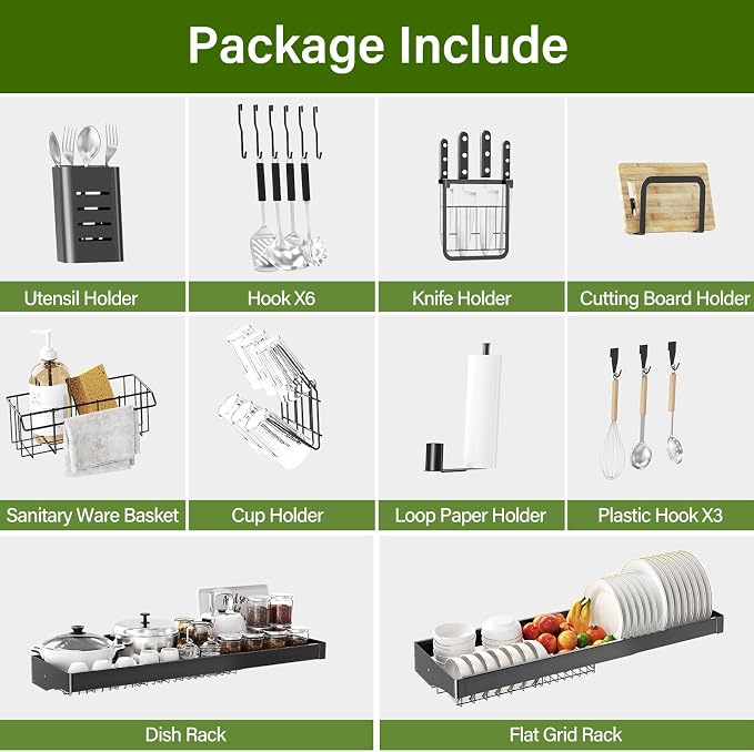 Over Sink Dish Drying Rack, 3-Tier Full Stainless Steel Drainer Dish Rack - Image 4